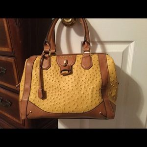 London Fog Faux Leather Handbag